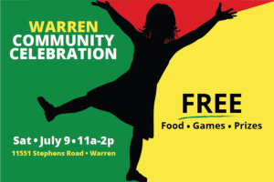 Warren Community Event July 9, 2022